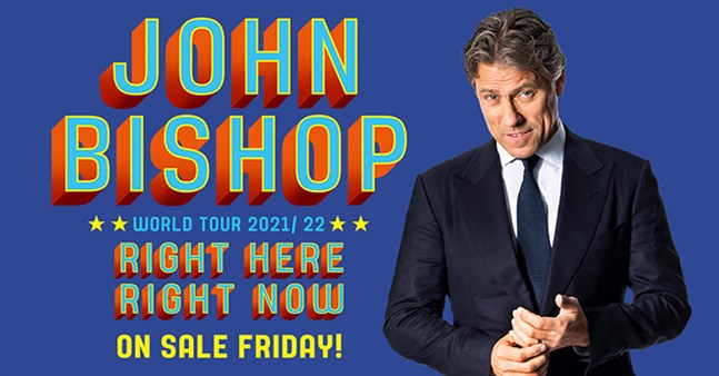 John Bishop: VIP Tickets + Hospitality Packages - Manchester Arena.